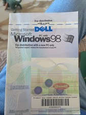 Microsoft Windows 98 With Product Key  Getting Started Book NO DISC