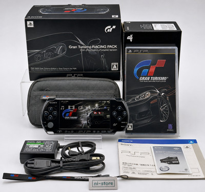 PlayStation Portable - 【付属品つき】PSP3000 グランツーリスモ RACING PACKセット Sony PSP-3000 Console Gran Turismo Limited in Box w/Pouch, Strap