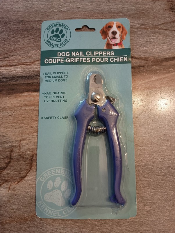 Greenbrier Kennel Club Nail Clippers-Purple-Small to Medium Dogs 
