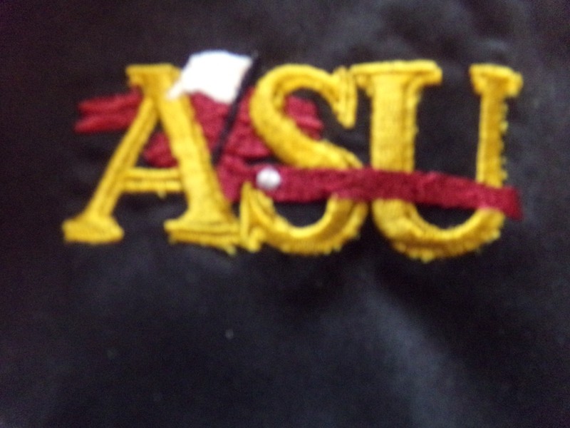New RARE ASU Sun Devils Team Issued Black Woman's Golf Team Quarter Zip Jacket