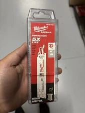 Milwaukee 6" 18 TPI The Torch Sawzall Blades - Pack of 25 48-00-8784