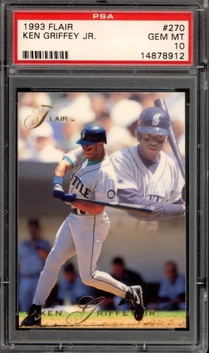 1993 Fleer Flair #270 Ken Griffey Jr PSA 10 Seattle Mariners HOF Baseball Card