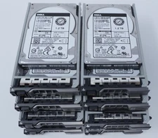 Lot of 10 HUC101812CSS204 9XNF6 09XNF6 Dell 1.2TB 10K 12G 2.5" SAS Hard Drive
