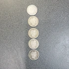 Barber Dime Silver 10C Lot of 5 Coins Mixed Dates. #279