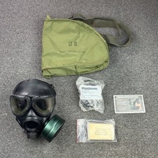 US Military M40 Gas Mask Respirator Kit M/L M42/M45 Carry Bag C2A1 Filter Bundle