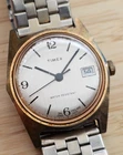Vintage Timex Watch, Manual Wind, Date, England Dial 31mm Parts/Repair