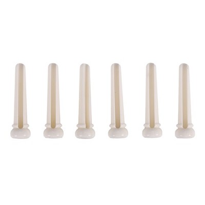 Guitar Bone Bridge Pins mit  5.3Mm Position Abalone Dot für Den  Von4563