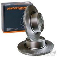 2X Denckermann Bremsscheiben 276Mm Voll Hinten Passend FüR CitroËN C5