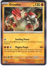 Groudon 049/131 Pokemon SV: Prismatic Evolutions Holo Rare NM