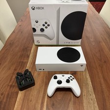Microsoft Xbox Series S 512GB White Console With 4x Rechargeable Batteries