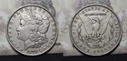 1878 P Morgan Silver Dollar Rev of 79 7TF Cleaned Better Variety $1 Silver