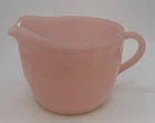 Anchor Hocking Fire King Oven Ware Pink Swirl Creamer Vintage 1950s