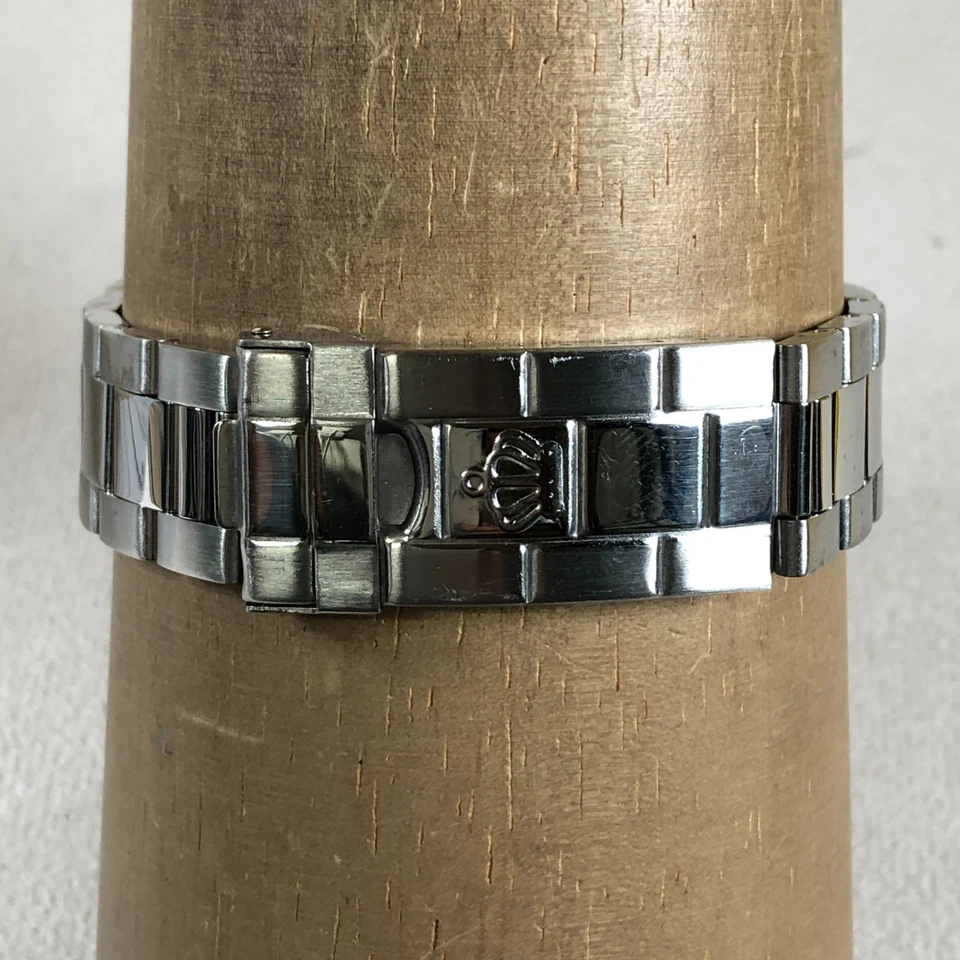 Мужские модные кварцевые часы Reginald Homage зеленый циферблат серебристый цвет 41 мм 8 1/2 дюйма - Изображение 4 из 4