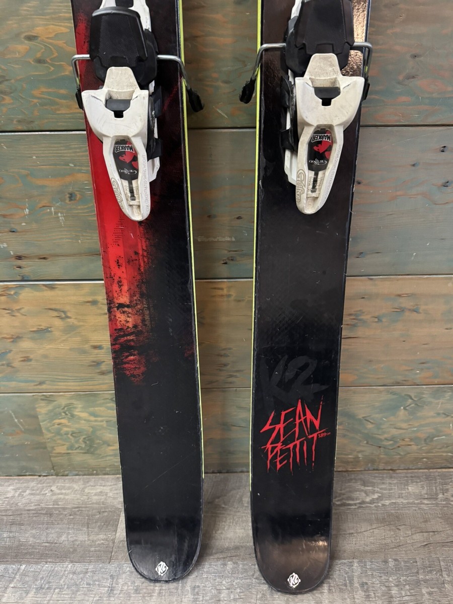 K2 Pettitor Sean Pettit 2013 Pro Powder 189cm Skis W/ Marker