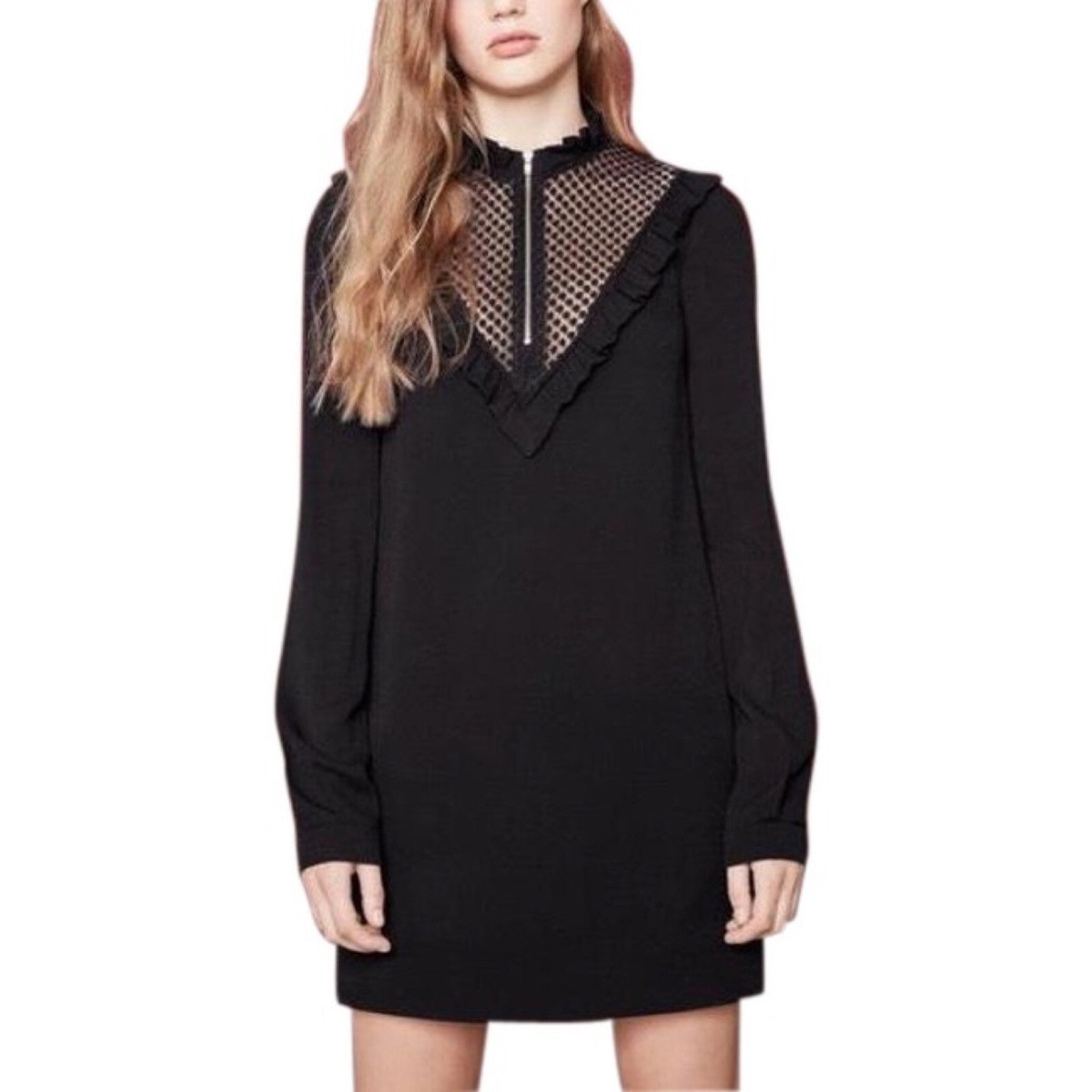 black dress with denim shirt Umimore Women Denim Shirt Dresses Long Sleeve Button Down Casual Jean Dress  Cute Fall Short Mini Dresses Outfits(S,Black) at Amazon Women's Clothing  store main image 1