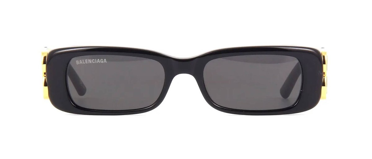 Balenciaga BB0096S Black/Grey (001) Sunglasses | eBay