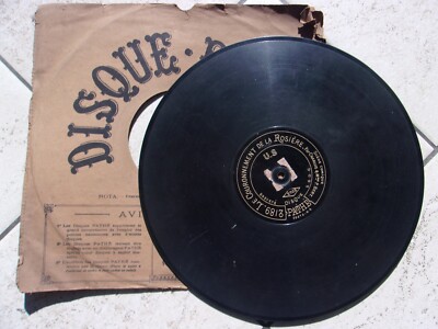 Schallplatte 100 U/min, Pathé Konzert, Bistro Phono, Charlus Frau Bert, 35 cm