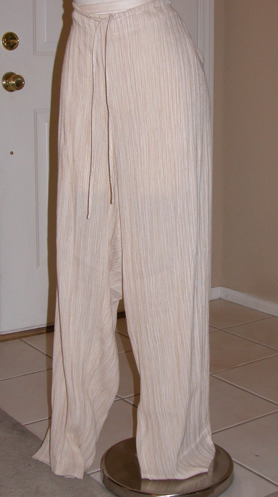 ELLEN TRACY DRAW STRING PANTS White Label Saks Fifth 3X NWT Rayon Linen 258-