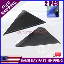 1 Pair Side View Mirror Fender Corner Trim Cover For Hyundai Elantra 2017-2020