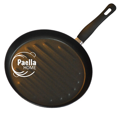 28cm Doppelbeschichtet Antihaft Induktion CARMELA Grillpfanne & Pfanne & Grillplatte    
