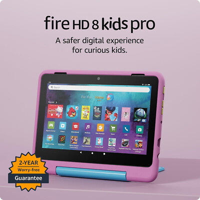 Amazon Fire HD 8 Kids Pro tablet- 2024, age 6-12 32 GB 6-month