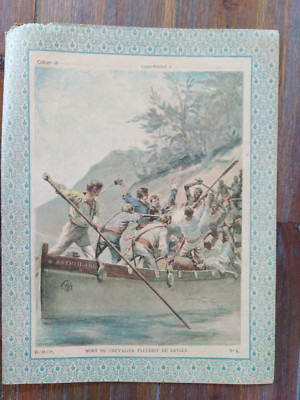 notebook protector av. 1914 death of the knight Fleuriot de Langle 1787 La Pérouse