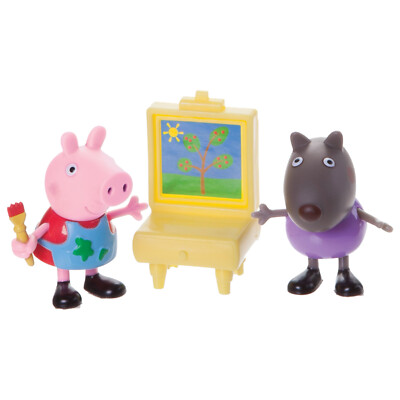Peppa Pig Art Class dreiteiliges Spielfiguren-Set