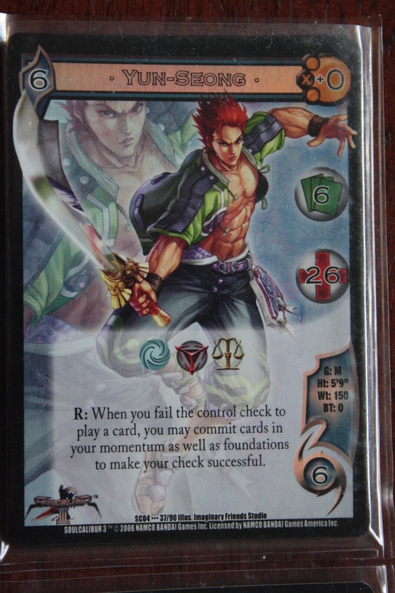 Universal Fighting Systemソウルキャリバー6 セット Universal Fighting System Soul Calibur III *Yun-Seong* Set SC04 | eBay