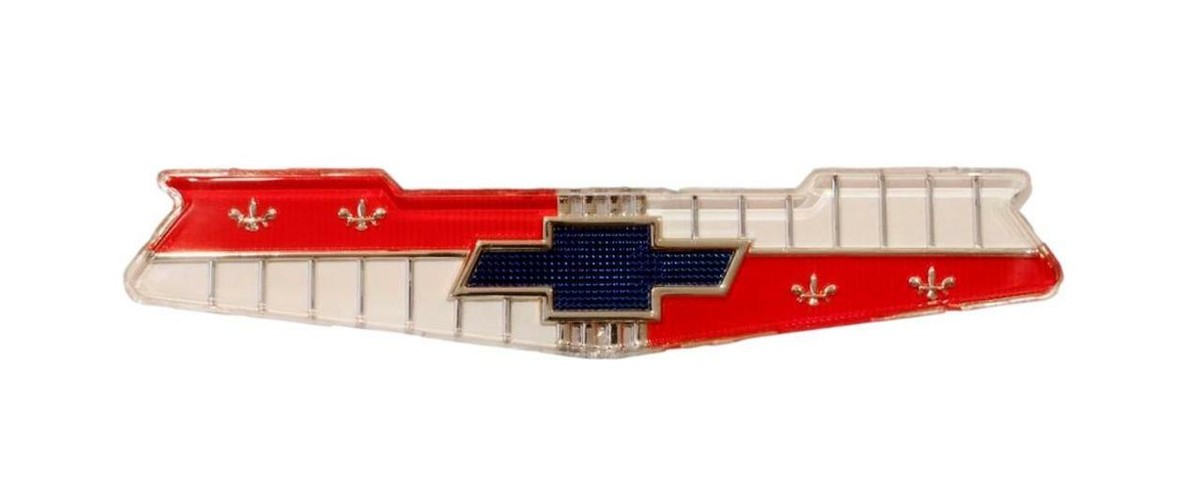 2つセット 56 Chevy V8 Trunk Emblem Danchuk Brand 1956 Chevrolet New | eBay
