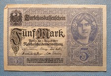 Loan Society Note Five Mark Berlin 1. August 1917