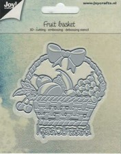 Fruchtkorb / Fruit basket - Stanzschablone von Joy!Crafts (6002/0980)