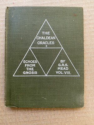 Altes Buch - The Chaldean Oracles 1908