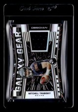 2019 Panini Obsidian Galaxy Gear Materials #12 Mitchell Trubisky Jersey /100
