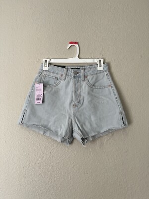 NWT Wild Fable Cutoff High Waist Light Wash Jean Shorts Size 0 2.5  Inseam