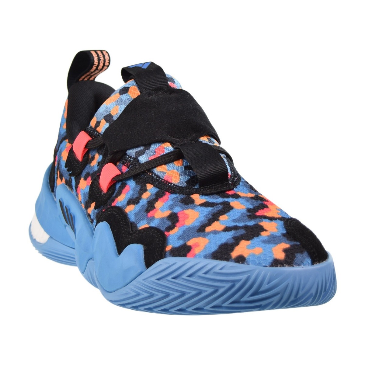 Adidas Trae Young 1 Pixel Men's Shoes Core Black-Signal Orange GY0289 Adidas Trae Young 1 Pixel Men's Shoes Core Black-Signal Orange GY0289
