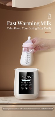 Multi Functional Single Bottle Milk Warmer With Constant Heating Temperature
