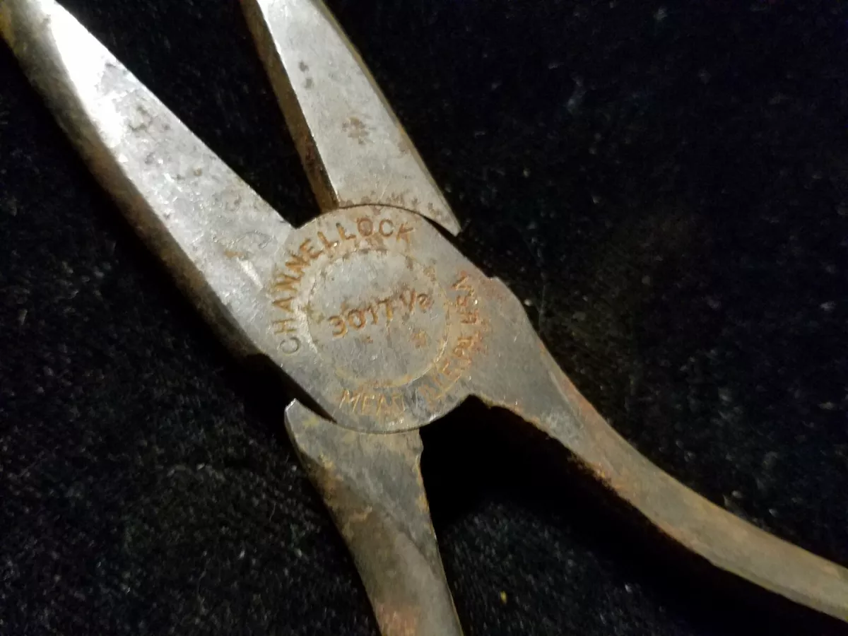 Vintage Channellock 3017 1 2 Long Nose Pliers 7 3 4