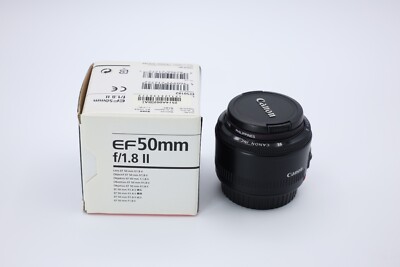 Canon EF 50mm f/1.8 II Prime Lens 829662127272| eBay