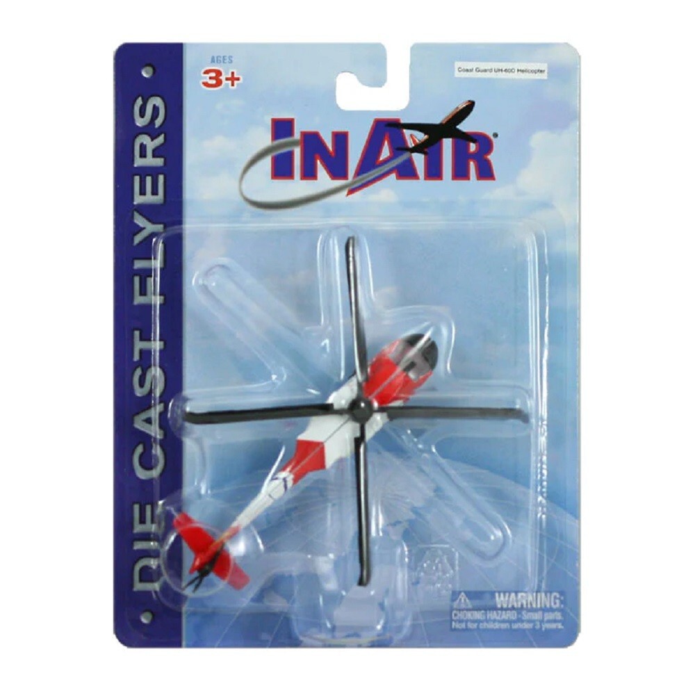 InAir Diecast 4.5&rdquo; Coast Guard UH-60D Helicopter
