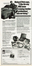 1977 Vintage Print Ad Richard Petty says I like the way NRI home auto servicing