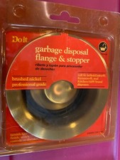 GARBAGE DISPOSAL FLANGE  STOPPER brushed nickel Do It Best 438869
