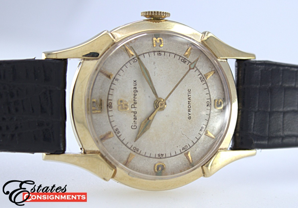 Girard Perregaux Gyromatic 10k Gold Filled Automatic Men's Watch