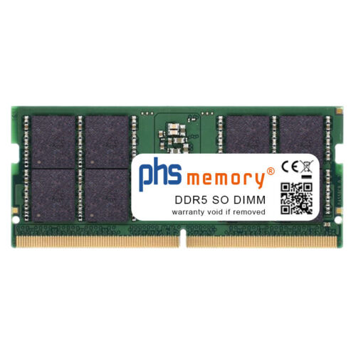 32GB RAM DDR5 passend für MSI Raider GE66 12UHS-211 SO DIMM 4800MHz Notebook- - Afbeelding 1 van 1