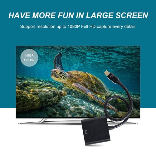 Mini DisplayPort to VGA Cable Adapter Converter for Computer Laptop PC Tablet - Picture 6 of 9