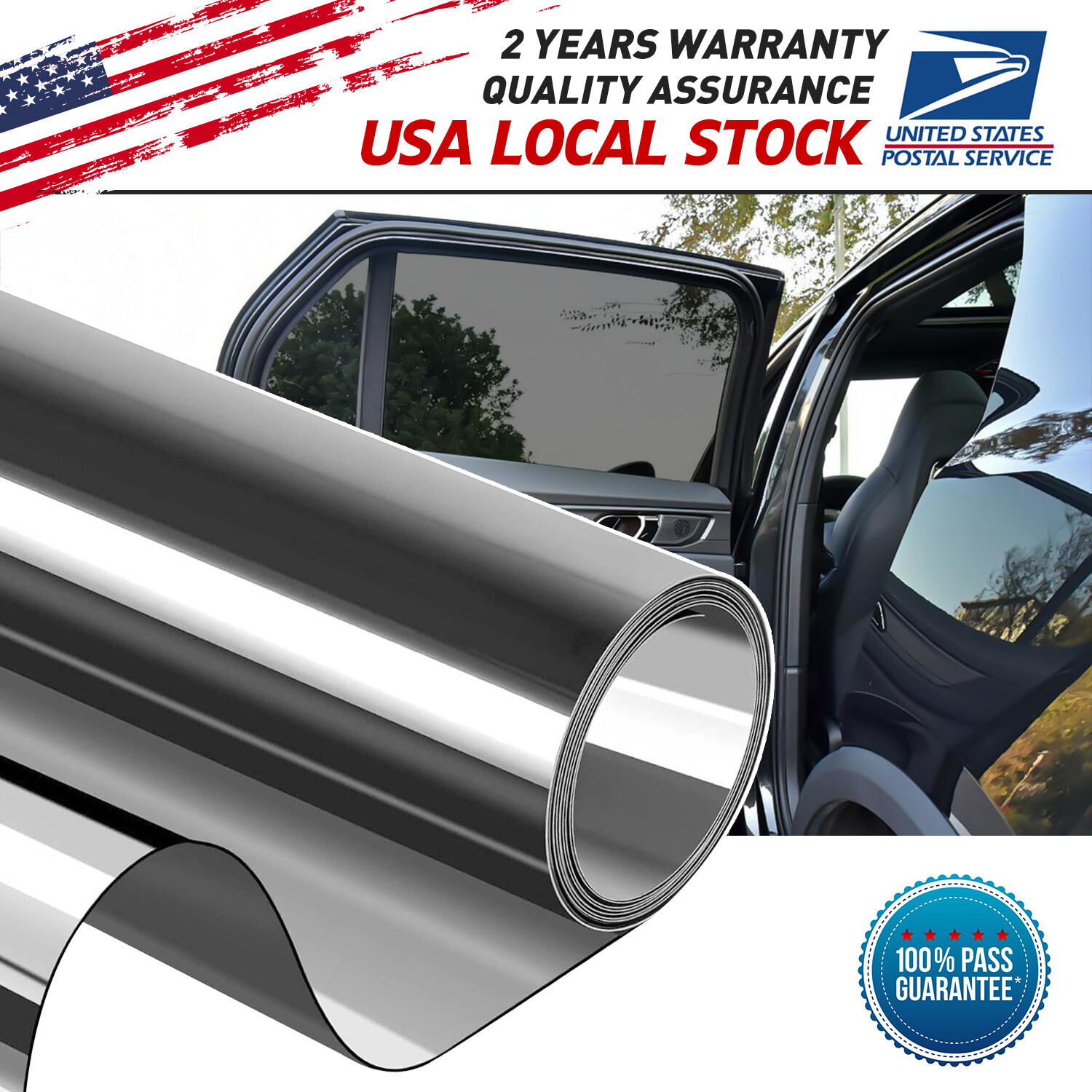 20% Ceramic Window Tint Roll for Home,Office,Car, Truck, Auto - Any Size & Shade