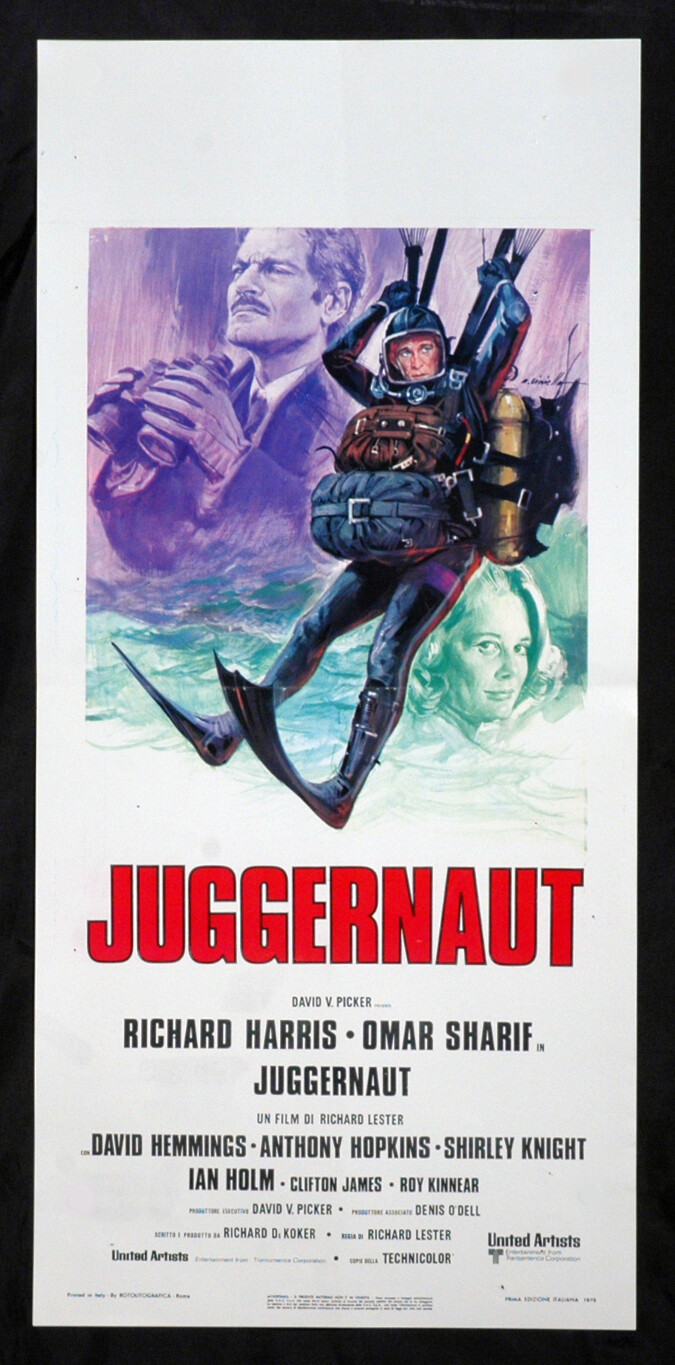 Locandina originale film Juggernaut (1974) - Regia di Richard Lester