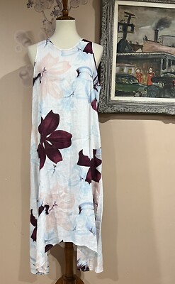 Lord Taylor Floral Linen Sleeveless Midi Asymmetrical Dress Size M | eBay Lord Taylor Floral Linen Sleeveless Midi Asymmetrical Dress Size M | eBay