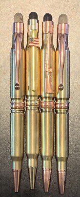 308 Calber Bullet Pen, You Choose Cap, Clp, & Band, Fnshes, Free S