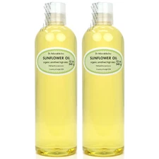 SUNFLOWER OIL UNREFINED BY DR.ADORABLE ORGANIC PURE COLD PRESSED 2oz-UP TO 7LB