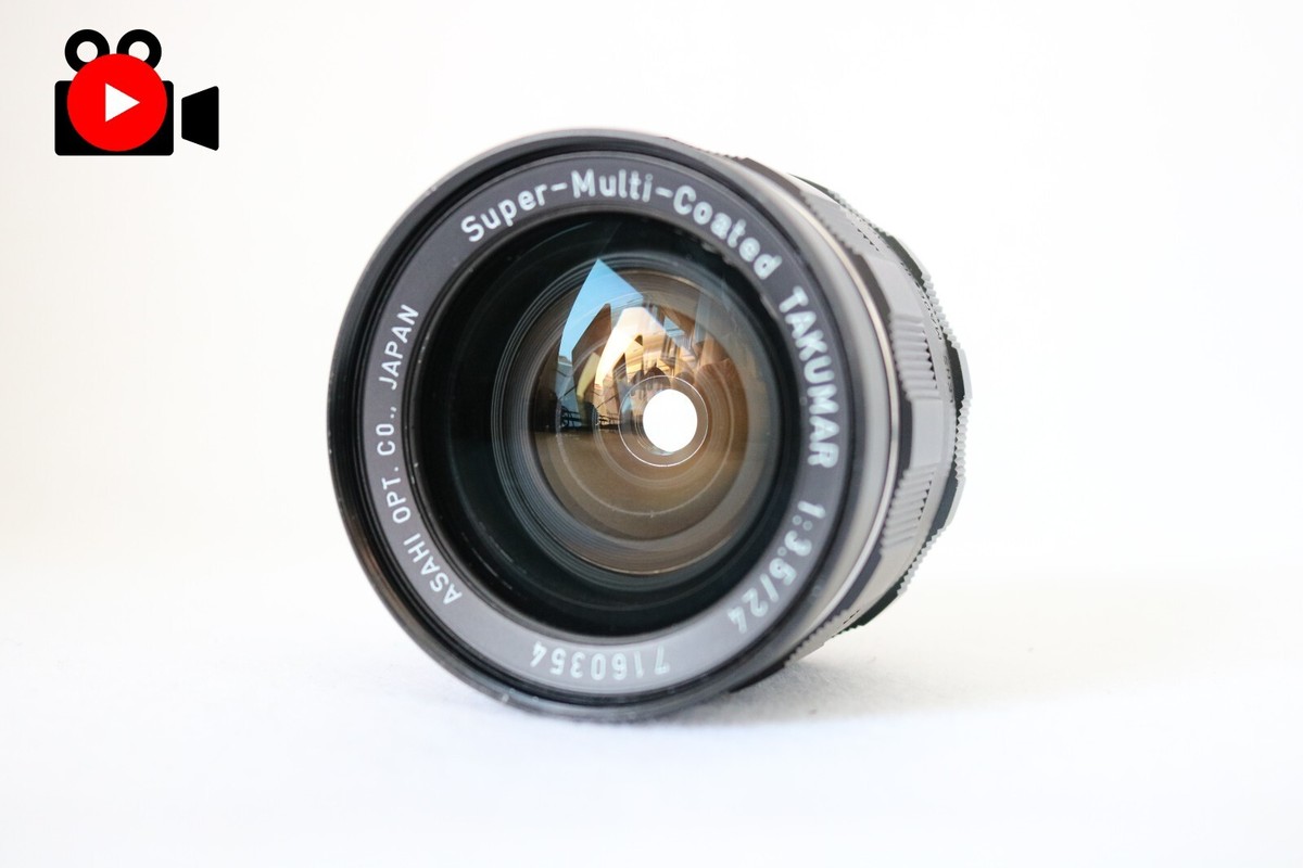 Near MINT] Pentax Super Multi Coated TAKUMAR 24mm f3.5 Wide